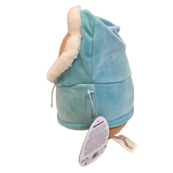 Squishmallows Jordan Gingerbread Plush 8" Holiday 2024 Blue Hoodie Tree Tag NWT - Picture 3 of 9